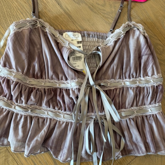 Full Tilt Crop flowy top - Tilly's size XS - Picture 3 of 8